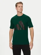 Koszulki męskie - adidas T-Shirt Essentials Big Logo JE8932 Zielony Regular Fit - miniaturka - grafika 1