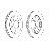 Tarcze hamulcowe - Tarcza hamulcowa FERODO DDF1384 - miniaturka - grafika 1