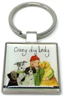 Breloczki dla dzieci - Brelok do kluczy K29 Crazy Dog Lady Psiara - Alex Clark - miniaturka - grafika 1