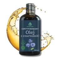 Zdrowa żywność - Certyfikowany olej z czarnuszki tłoczony na zimno 100 ml - miniaturka - grafika 1