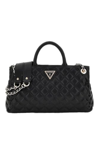 GUESS Women Giully GFRIEND Shldr Satchel Hand Bag, czarny