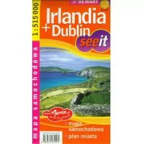 Demart  Irlandia Dublin mapa samochodowa 1:515 000 - Atlasy i mapy - miniaturka - grafika 1