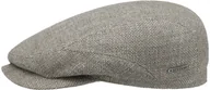 Czapki męskie - Kaszkiet z Lnem Taleco Wool by Stetson, szaro-beżowy, 56 cm - miniaturka - grafika 1