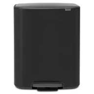 Kosze na śmieci - Brabantia Kosz na śmieci Bo Pedal Bin 60L czarny mat 211362 - miniaturka - grafika 1