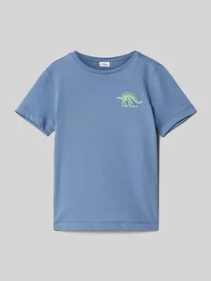 T-shirt o kroju regular fit z dodatkiem bawełny z nadrukiem dinozaura - Koszulki dla chłopców - miniaturka - grafika 1
