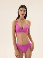 Biustonosze - Biustonosz push-up Lellow Bloovii różowy 75C - miniaturka - grafika 1