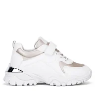 Buty dla dziewczynek - Sneakersy DeeZee TS5227K-21 Beżowy - miniaturka - grafika 1