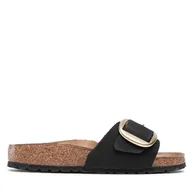 Klapki i japonki damskie - Klapki Birkenstock Madrid Big Buckle 1023373 Czarny - miniaturka - grafika 1