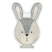 Poduszki dekoracyjne - Poduszka dekoracyjna, ZWIERZAKI Rabbit Królik, beż, 35 cm - miniaturka - grafika 1