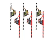 Słomki do napojów - Słomki urodzinowe Ninja - 6 szt. - miniaturka - grafika 1