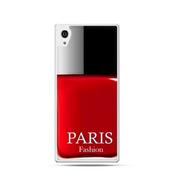 Etui i futerały do telefonów - Etui na Sony Xperia M4 Aqua, lakier do paznokci czerwony - miniaturka - grafika 1