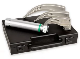 GIMA Green laryngoskop zestaw 3 łyżek McIntosh  w rozmiarach 2, 3, 4, LED 3,5 V, rękojeść akumul GIMA Green laryngoskop zestaw 3 łyżek McIntosh  w rozmiarach 2, 3, 4, LED 3,5 V, rękojeść akumul - Urządzenia medyczne - miniaturka - grafika 2