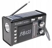 Radioodtwarzacze - Radio PRZENOŚNE SOLARNE Głośnik Latarka Bluetooth - miniaturka - grafika 1