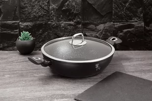 WOK GRANITOWY 30cm BERLINGER HAUS BH-7113 BLACK SILVER - Garnki - miniaturka - grafika 4