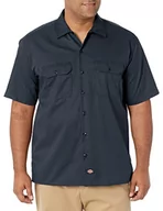 Koszulki męskie - Dickies Męska koszulka z długim rękawem, niebieski (Dark Navy Dn), XXL Wysokość - miniaturka - grafika 1
