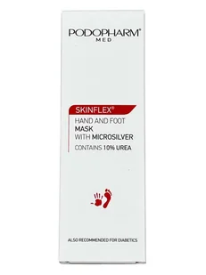 Podopharm SKINFLEX Maska do dłoni i stóp z mikrosrebrem 0718-3026D - Pielęgnacja stóp - miniaturka - grafika 1
