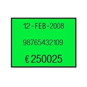 Cenówki - Alevar 3470/RV rolka etykiet dla propozytów - miniaturka - grafika 1
