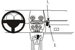 ProClip do Volkswagen Beetle 98-11 - Uchwyty samochodowe do telefonów - miniaturka - grafika 1