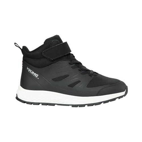 Viking Unisex buty dziecięce Century Wp Sl Walking Shoe, Black Lime, 41 EU