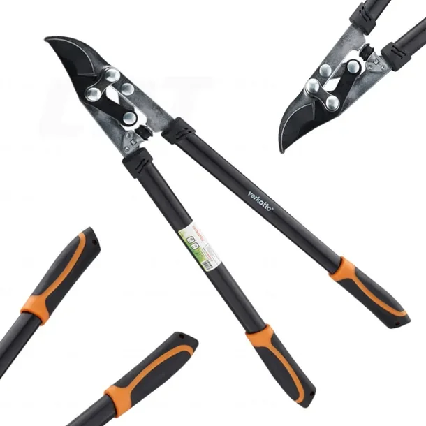 Nożyce Ręczne Dźwigniowe Do Gałezi Sekator 700 Mm Gałęzie 30 Mm Ostrze Stal
