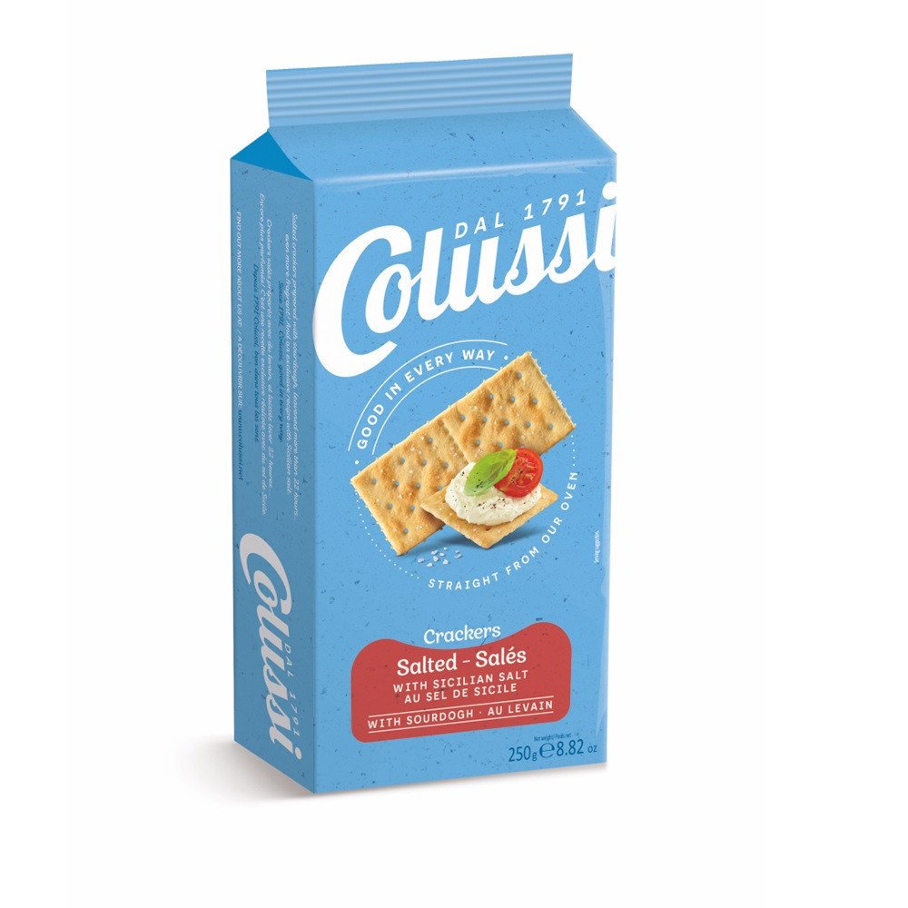 COLUSSI Krakersy Solone z solą sycylijską 250 g