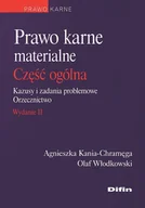 Podręczniki dla szkół wyższych - Prawo karne materialne Część ogólna Kania-Chramęga Agnieszka Włodkowski Olaf - miniaturka - grafika 1