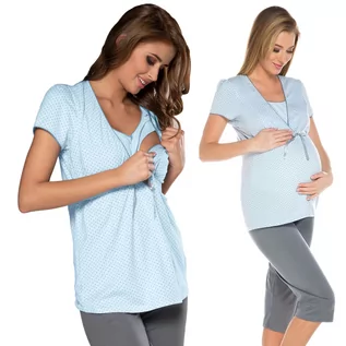 Piżamy ciążowe - Felicita Italian Fashion piżama ciążowa karmienia - grafika 1