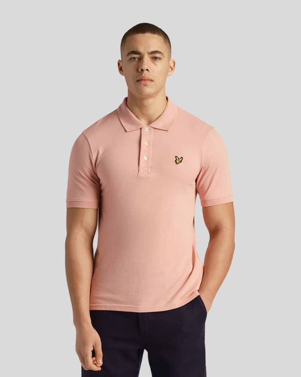 polo uomo lyle and scott 1874 sp400vog polo x23. palm pink
