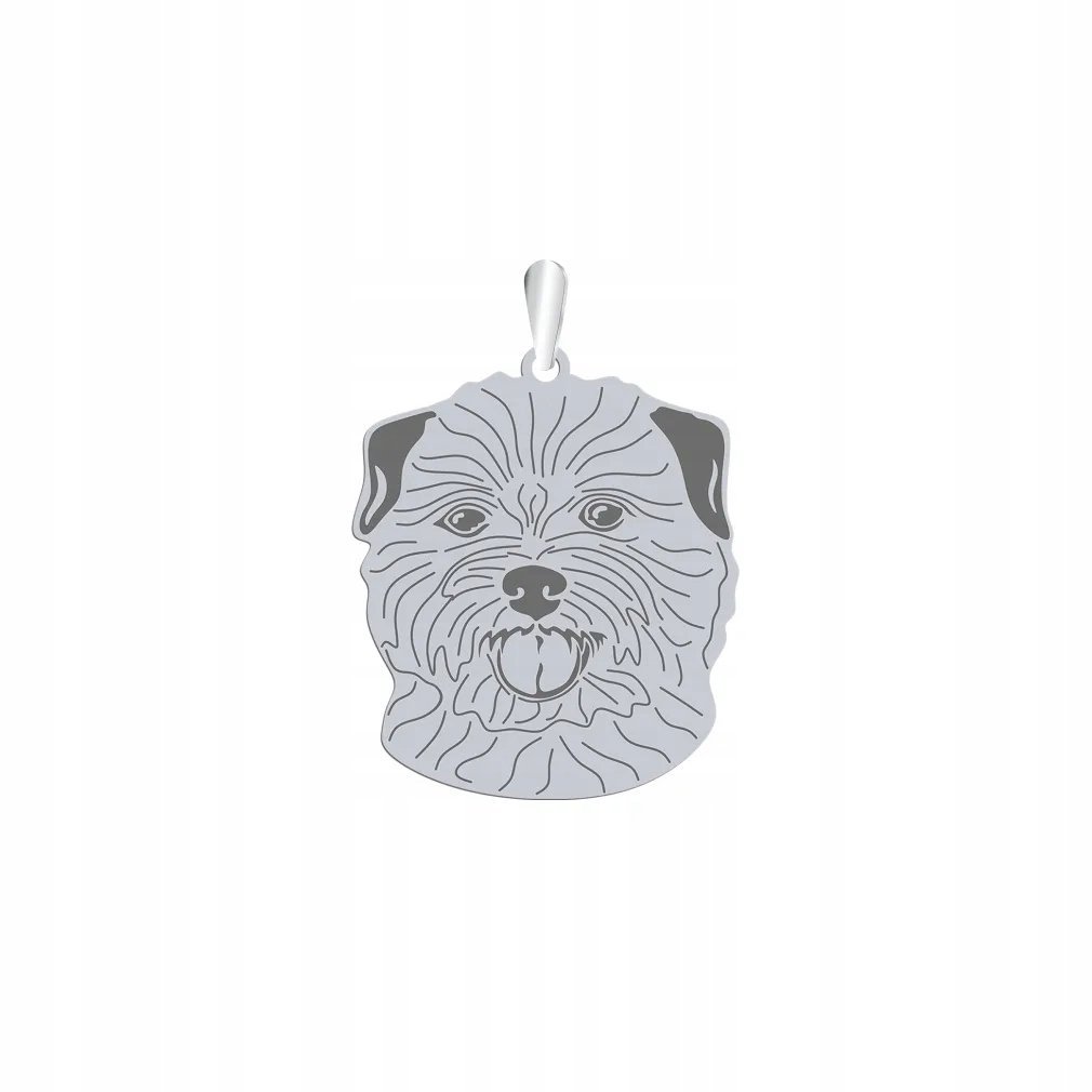 Zawieszka Srebrna z Norfolk Terrier 925 Biżuteria Kobieta Prezent GRAWER