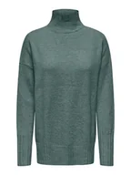 Swetry damskie - ONLY Sweter w kolorze turkusowym - miniaturka - grafika 1