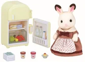 Figurki dla dzieci - Sylvanian Families Zestaw z mamą królików z czekoladowymi uszkami lodówka 2202 - miniaturka - grafika 1