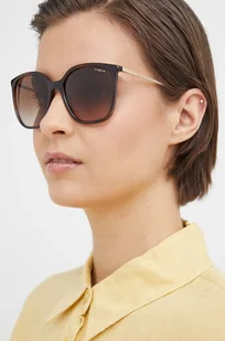 VOGUE okulary przeciwsłoneczne damskie kolor brązowy 0VO5564S - Vogue - Okulary przeciwsłoneczne - miniaturka - grafika 1
