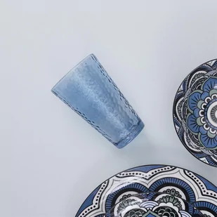 Szklanka Zekrit niebieska 300ml - Pozostałe akcesoria kuchenne - miniaturka - grafika 1