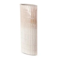 Wazony i flakony - Nowoczesny Wazon Ceramiczny Edna 17X8X41 Kremowy - miniaturka - grafika 1