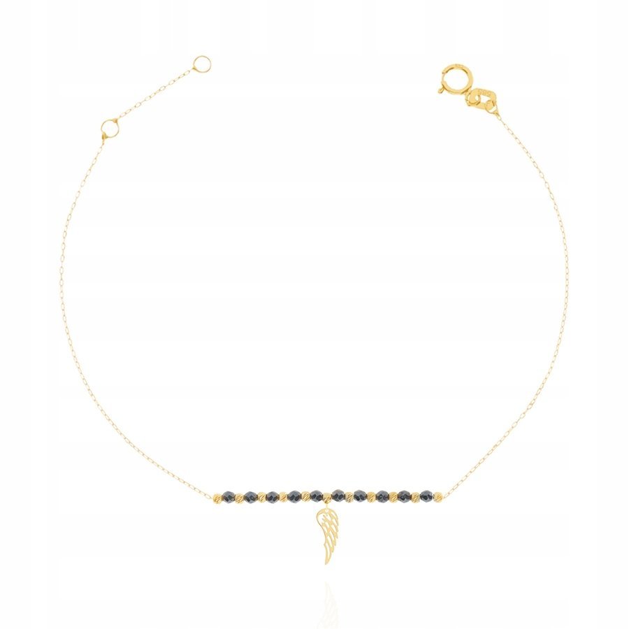 Złota Bransoletka Celebrytka- Skrzydło P.585