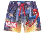 Spodnie i spodenki dla chłopców - Szorty chłopięce z bohaterami bajek, 1 para  (110/116, Wzór Spiderman) - miniaturka - grafika 1