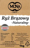 Ryż - Ryż brązowy naturalny MONA 5kg PREMIUM - miniaturka - grafika 1