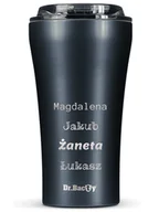 Kubki termiczne - Kubek termiczny na kawę Dr.Bacty Apollo 2.0 - 360 ml - Gunmetal - Z twoim grawerem - miniaturka - grafika 1