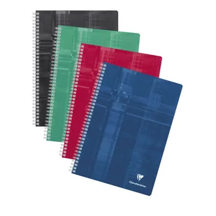 Clairefontaine Zestaw 5 Kołozeszytów A4, 90 Kartek W Kratkę 5X5 Mm - Zeszyty szkolne - miniaturka - grafika 1