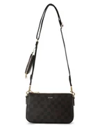 Torebki damskie - Joop - Damska torebka na ramię, brązowy|czarny - miniaturka - grafika 1