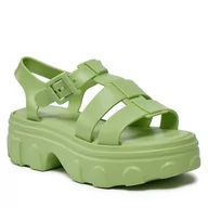 Sandały damskie - Sandały Melissa Melissa Ella Ad 35791 Green AV419 - miniaturka - grafika 1