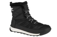 Śniegowce damskie - Sorel Whitney Ii Short Lace Wp 1916841010 Damskie Śniegowce Czarne - miniaturka - grafika 1