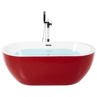 Wanny - Wanna wolnostojąca 150 x 75 cm czerwona NEVIS - miniaturka - grafika 1