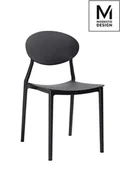 Krzesła - Modesto Design MODESTO krzesło FLEX czarne - polipropylen C1066.BLACK [10354975] - miniaturka - grafika 1