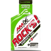Węglowodany - AMIX Rock's! Energy Gel With Caffeine 32g ZEL ENERGETYCZNY Z KOFEINA Green Apple - miniaturka - grafika 1