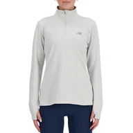 Bluzy sportowe damskie - Bluza New Balance WT41150AHH - szara - miniaturka - grafika 1