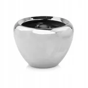 Donice - Doniczka Ceramiczna Misa 16 Cm Srebrna - miniaturka - grafika 1