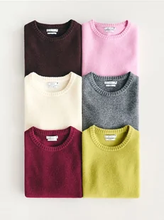 Reserved - Wełniany sweter - kremowy - Moda i Uroda OUTLET - miniaturka - grafika 1