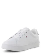 Trampki damskie - Tommy Hilfiger - Damskie tenisówki ze skóry, biały - miniaturka - grafika 1