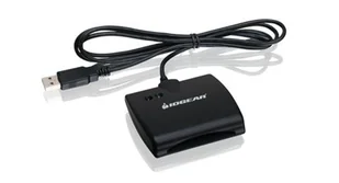 iogear GSR202 czytnik kart USB 2.0 Czarny - Czytniki kart pamięci - miniaturka - grafika 1
